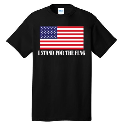 I Stand For The Flag USA National Anthem Tall T-Shirt