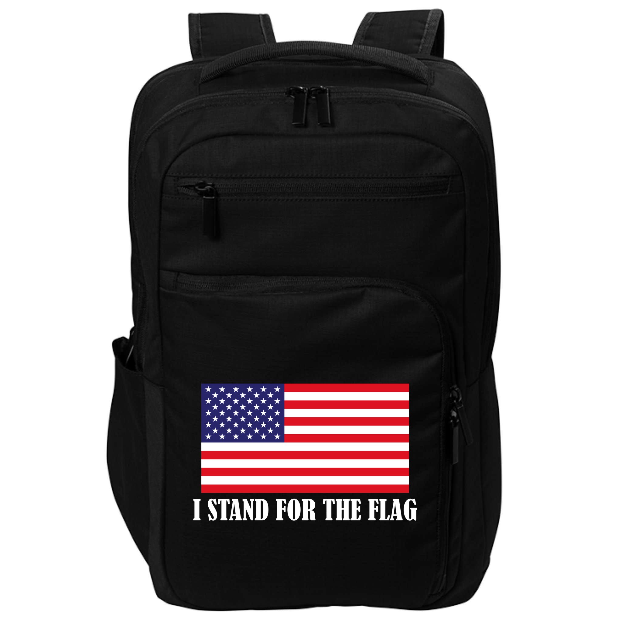 I Stand For The Flag USA National Anthem Impact Tech Backpack