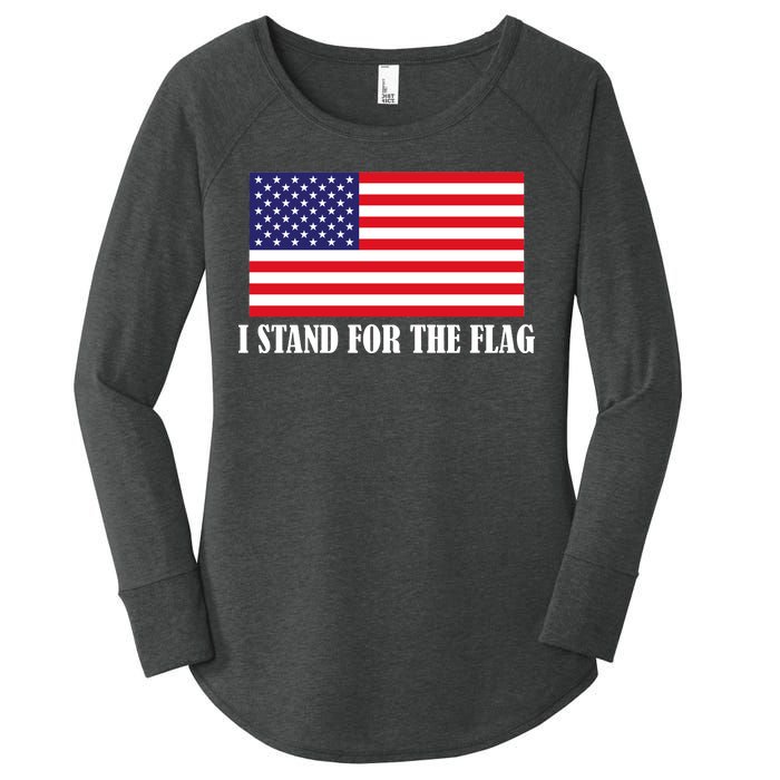 I Stand For The Flag USA National Anthem Women's Perfect Tri Tunic Long Sleeve Shirt