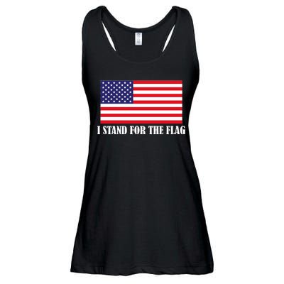 I Stand For The Flag USA National Anthem Ladies Essential Flowy Tank