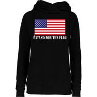 I Stand For The Flag USA National Anthem Womens Funnel Neck Pullover Hood