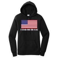 I Stand For The Flag USA National Anthem Women's Pullover Hoodie