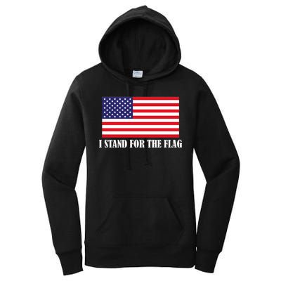 I Stand For The Flag USA National Anthem Women's Pullover Hoodie