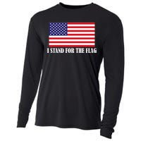 I Stand For The Flag USA National Anthem Cooling Performance Long Sleeve Crew