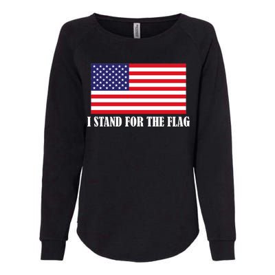 I Stand For The Flag USA National Anthem Womens California Wash Sweatshirt