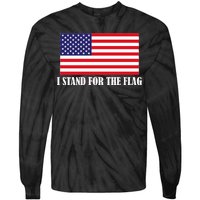 I Stand For The Flag USA National Anthem Tie-Dye Long Sleeve Shirt