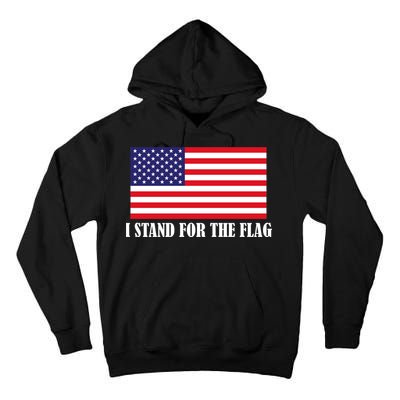 I Stand For The Flag USA National Anthem Tall Hoodie