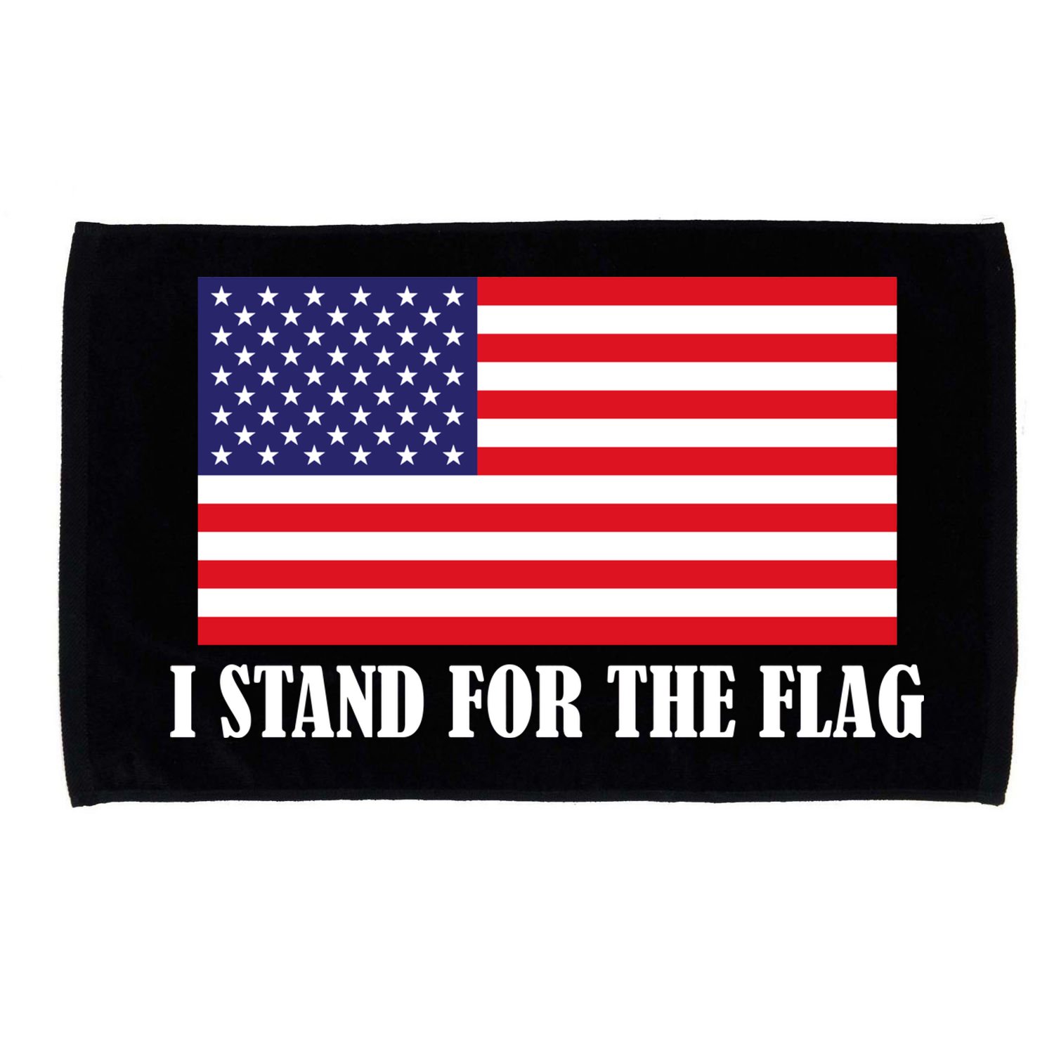 I Stand For The Flag USA National Anthem Microfiber Hand Towel