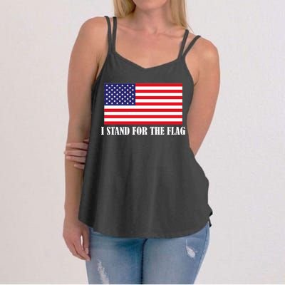 I Stand For The Flag USA National Anthem Women's Strappy Tank