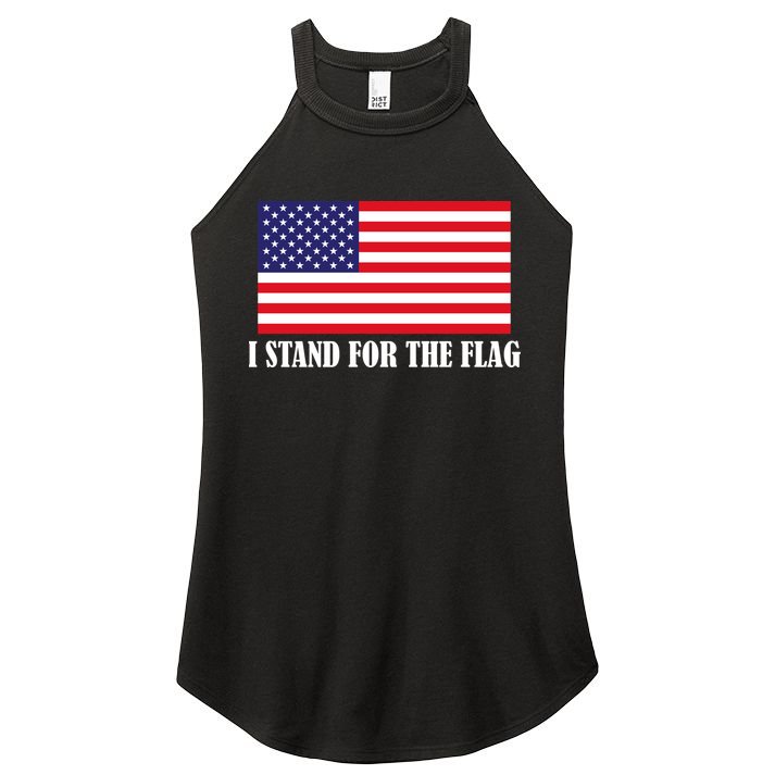I Stand For The Flag USA National Anthem Women's Perfect Tri Rocker Tank