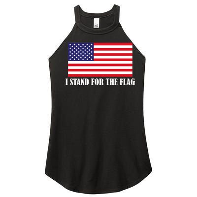 I Stand For The Flag USA National Anthem Women's Perfect Tri Rocker Tank