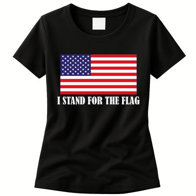 I Stand For The Flag USA National Anthem Womens T-Shirt