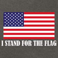 I Stand For The Flag USA National Anthem Cotton Canvas Backpack