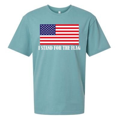 I Stand For The Flag USA National Anthem Sueded Cloud Jersey T-Shirt