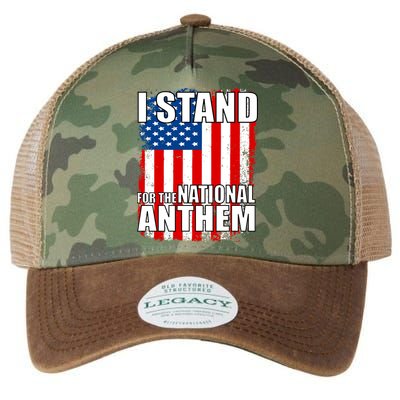 I Stand For The National Anthem Legacy Tie Dye Trucker Hat