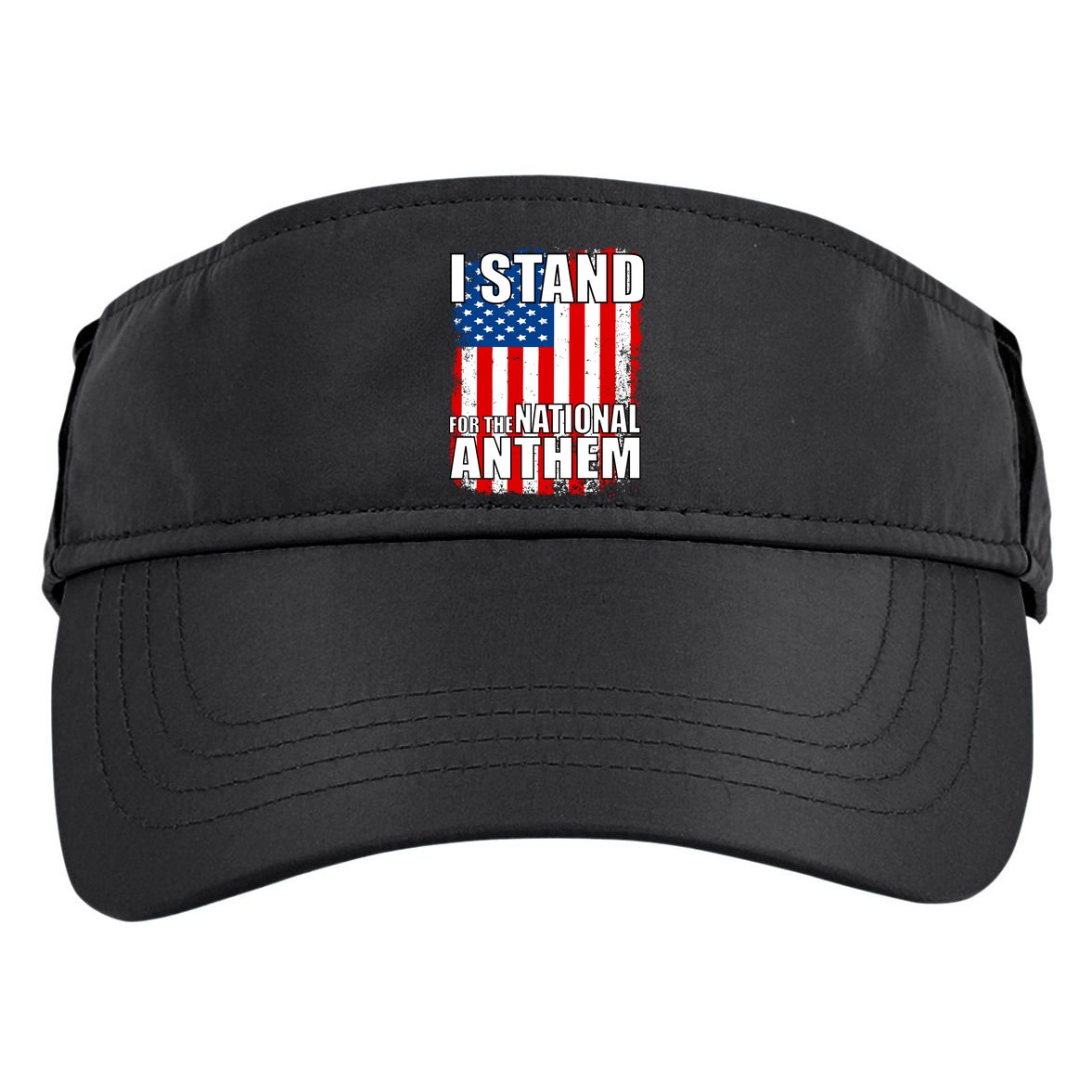 I Stand For The National Anthem Adult Drive Performance Visor