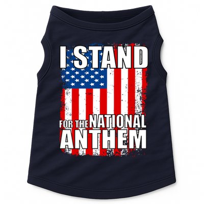 I Stand For The National Anthem Doggie Tank