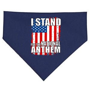 I Stand For The National Anthem USA-Made Doggie Bandana