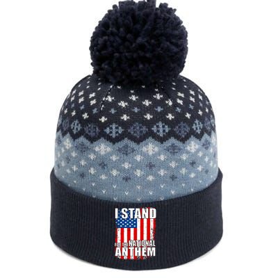 I Stand For The National Anthem The Baniff Cuffed Pom Beanie