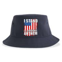 I Stand For The National Anthem Sustainable Bucket Hat