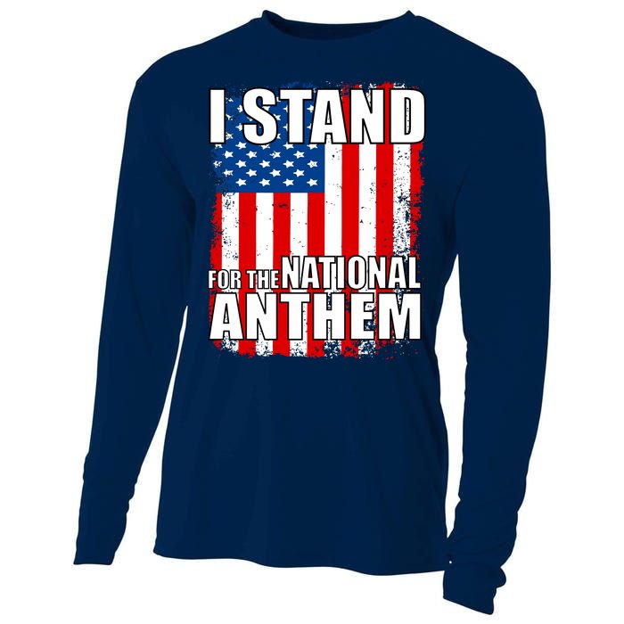 I Stand For The National Anthem Cooling Performance Long Sleeve Crew