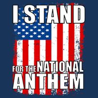I Stand For The National Anthem Kids T-Shirt