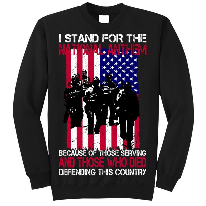 I Stand For The National Anthem Defending This Country Sweatshirt