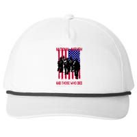 I Stand For The National Anthem Defending This Country Snapback Five-Panel Rope Hat