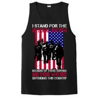 I Stand For The National Anthem Defending This Country PosiCharge Competitor Tank