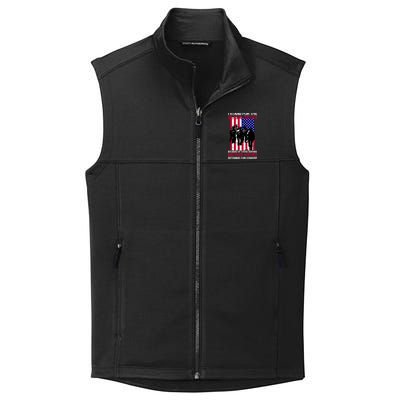 I Stand For The National Anthem Defending This Country Collective Smooth Fleece Vest