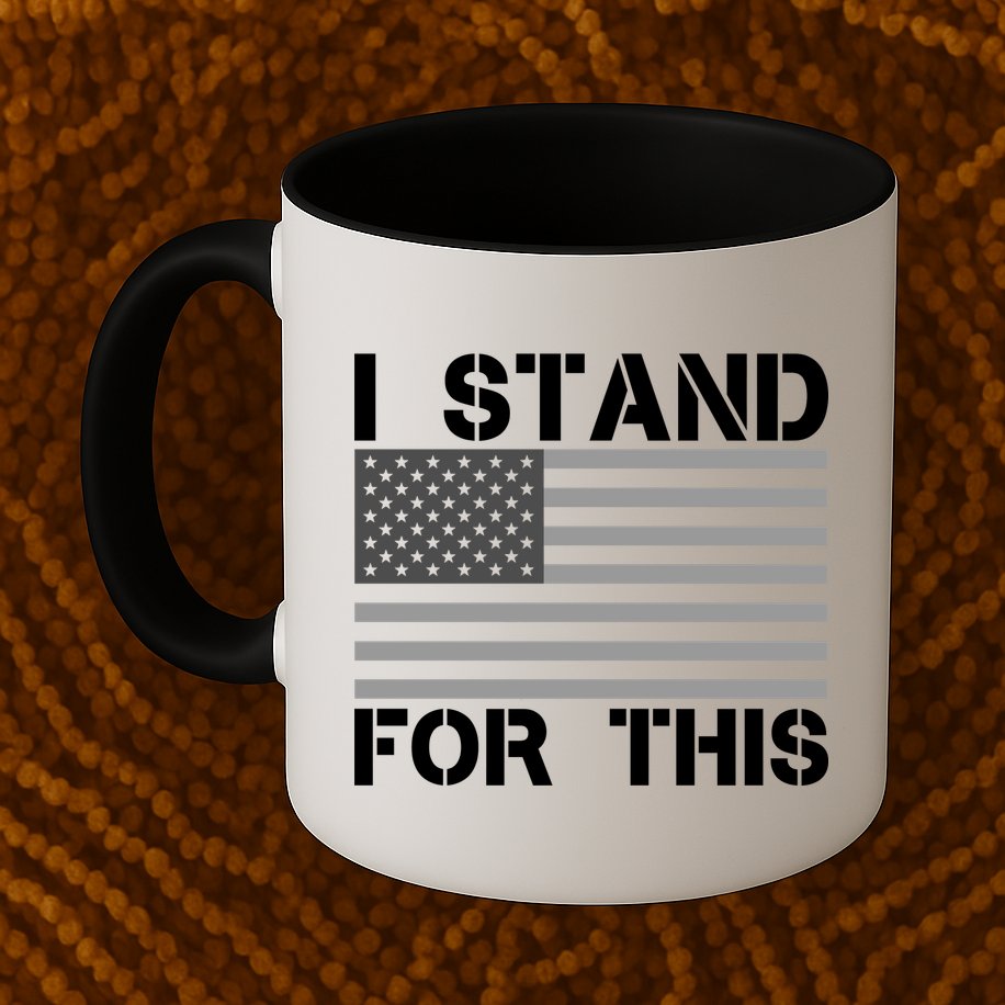 I Stand For This USA Flag Mug