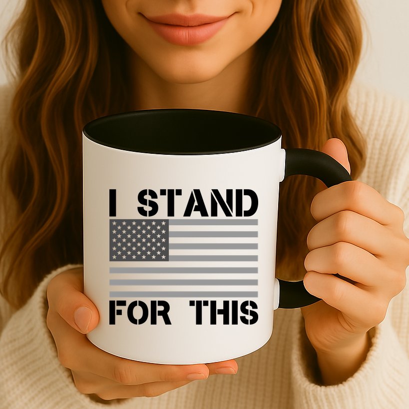 I Stand For This USA Flag Mug