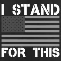 I Stand For This USA Flag 11oz C Handle Ceramic Mug