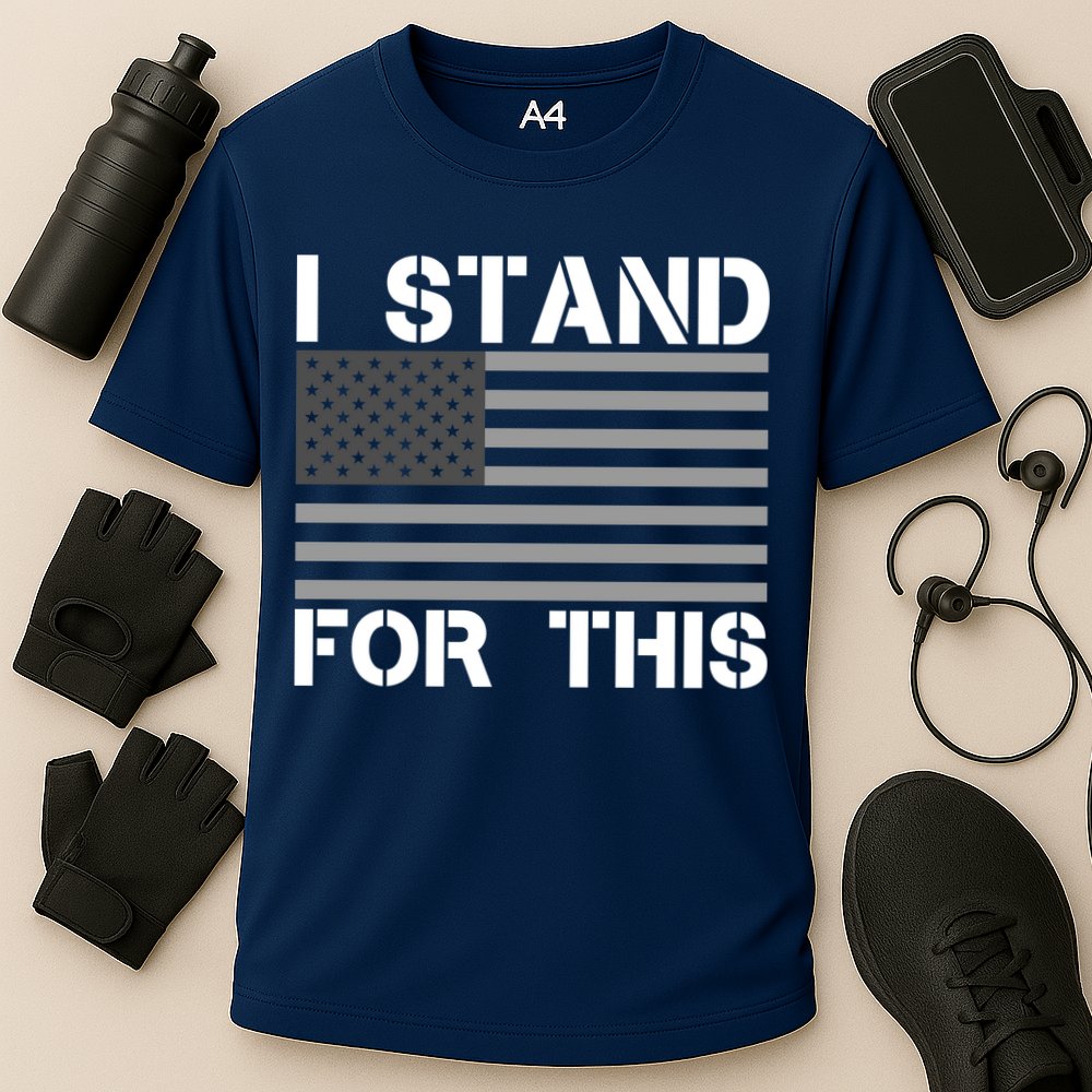 I Stand For This USA Flag Performance Shirt