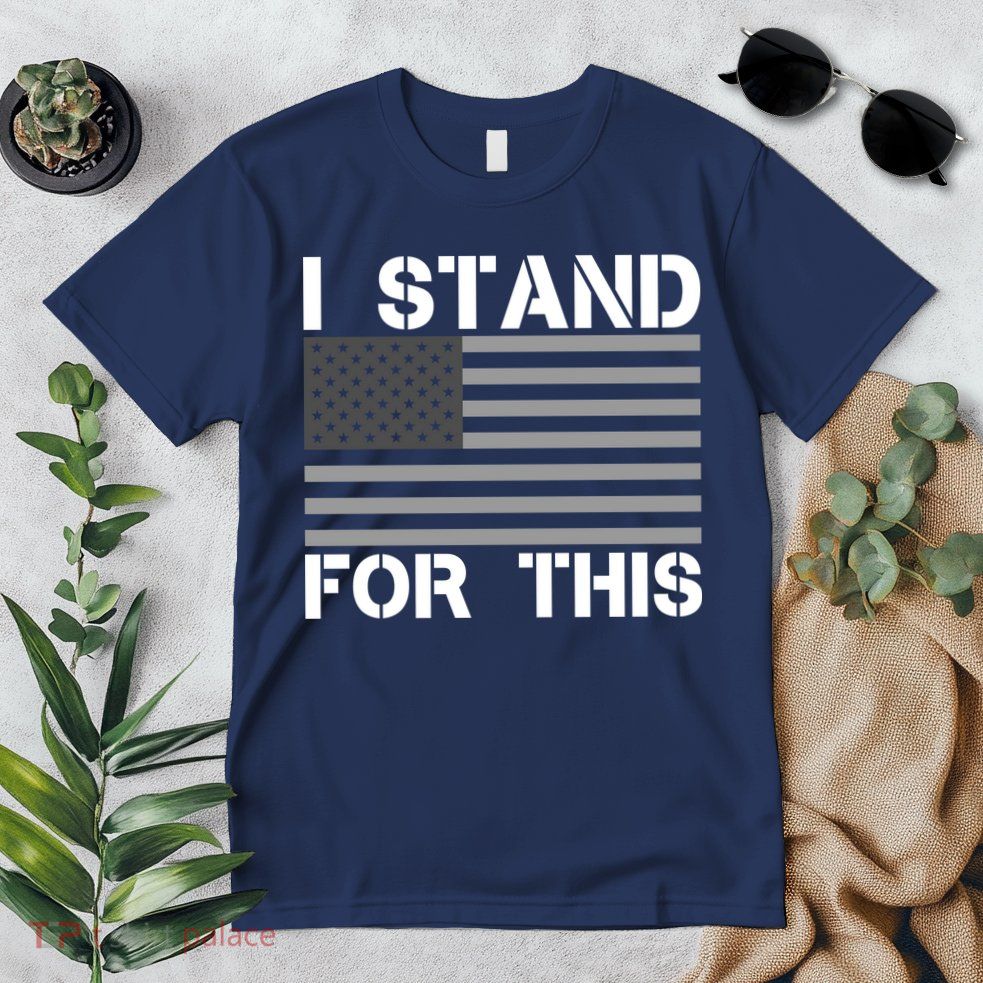 I Stand For This USA Flag Premium T-Shirt