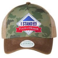 I Stand With Folds Of Honor Legacy Tie Dye Trucker Hat