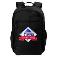 I Stand With Folds Of Honor Backpack