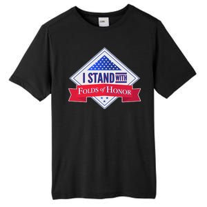 I Stand With Folds Of Honor Tall Fusion ChromaSoft Performance T-Shirt