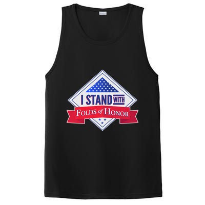 I Stand With Folds Of Honor PosiCharge Competitor Tank