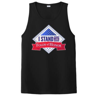 I Stand With Folds Of Honor PosiCharge Competitor Tank