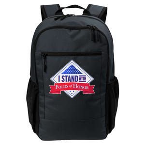 I Stand With Folds Of Honor Daily Commute Backpack