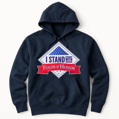 I Stand With Folds Of Honor Hoodie