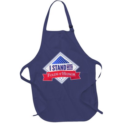 I Stand With Folds Of Honor Apron