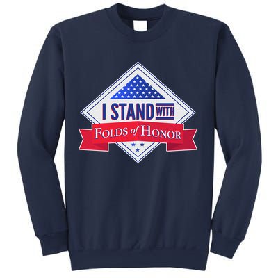 I Stand With Folds Of Honor Sweatshirt