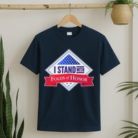 I Stand With Folds Of Honor T-Shirt