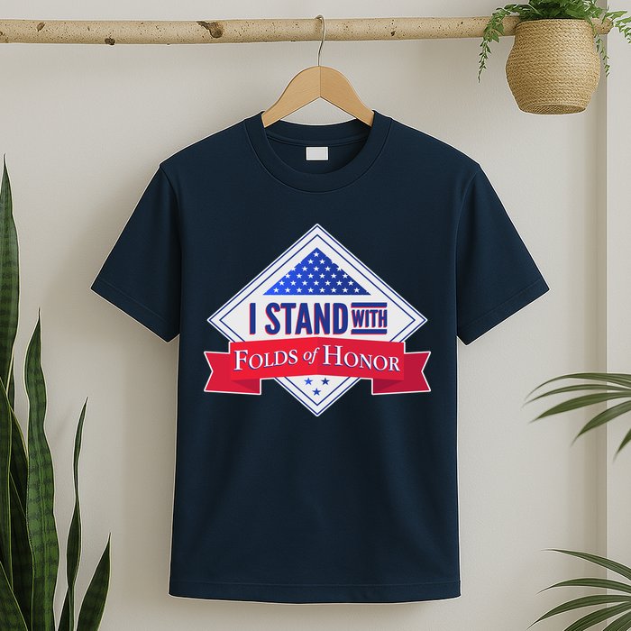 I Stand With Folds Of Honor T-Shirt
