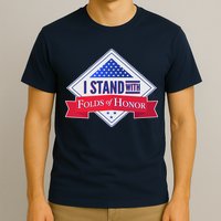 I Stand With Folds Of Honor T-Shirt