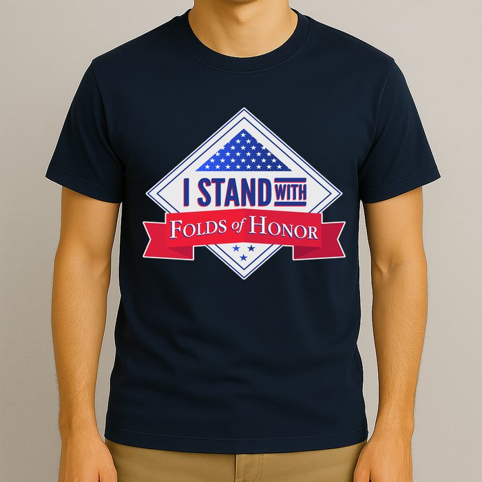 I Stand With Folds Of Honor T-Shirt