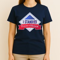 I Stand With Folds Of Honor T-Shirt