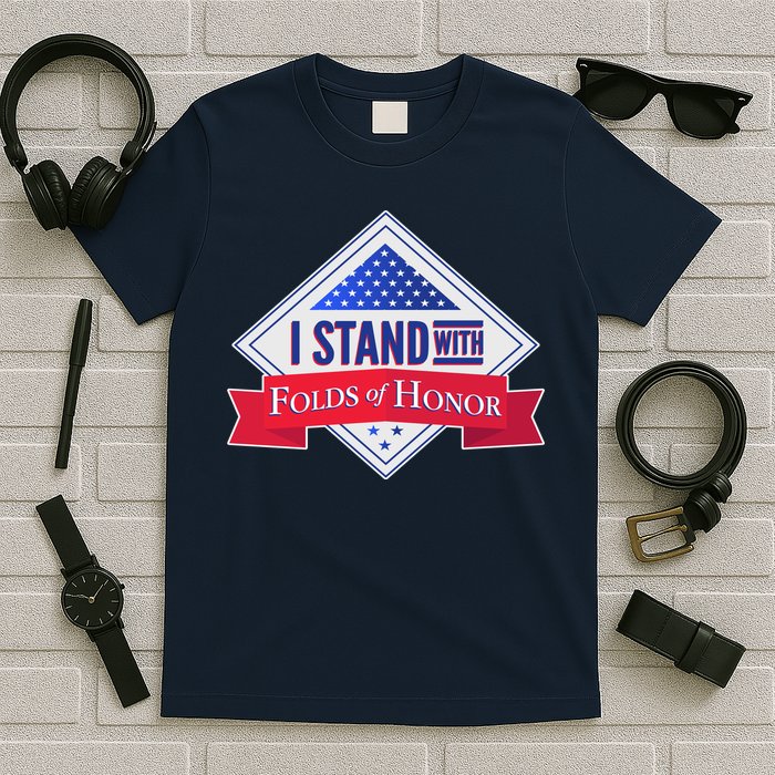 I Stand With Folds Of Honor T-Shirt